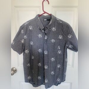 Men’s Darth Vader button down